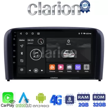 CLARION GL71393 Οθόνη OEM Multimedia Αυτοκινήτου για Volvo S80 2004  2006 (CarPlay/AndroidAuto/BT/GPS/WIFI/GP