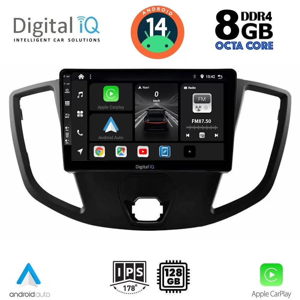 DIGITAL IQ BXF 7179_CPAA  (9inc) MULTIMEDIA TABLET for FORD TRANSIT mod. 2014-2020