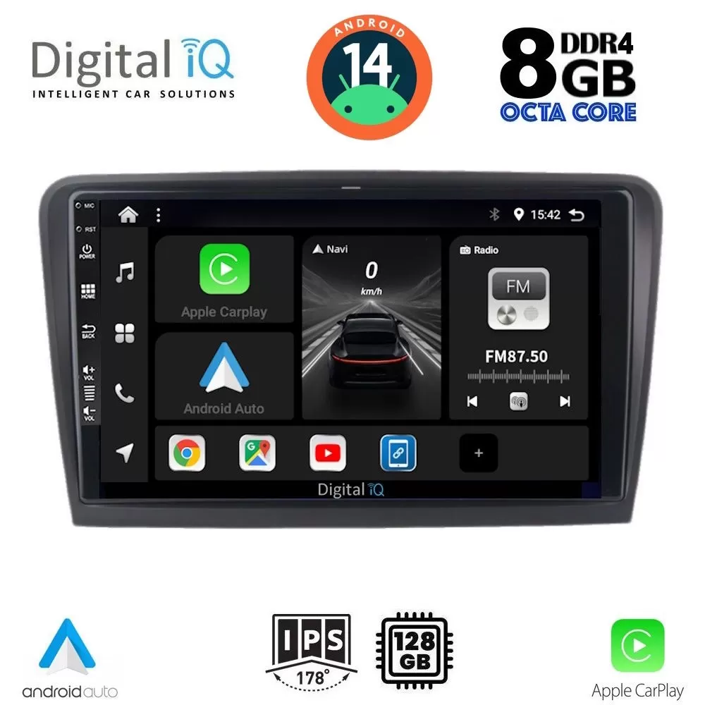 DIGITAL IQ BXF 7601_CPAA (9inc) MULTIMEDIA TABLET for SKODA RAPID  mod. 2012+