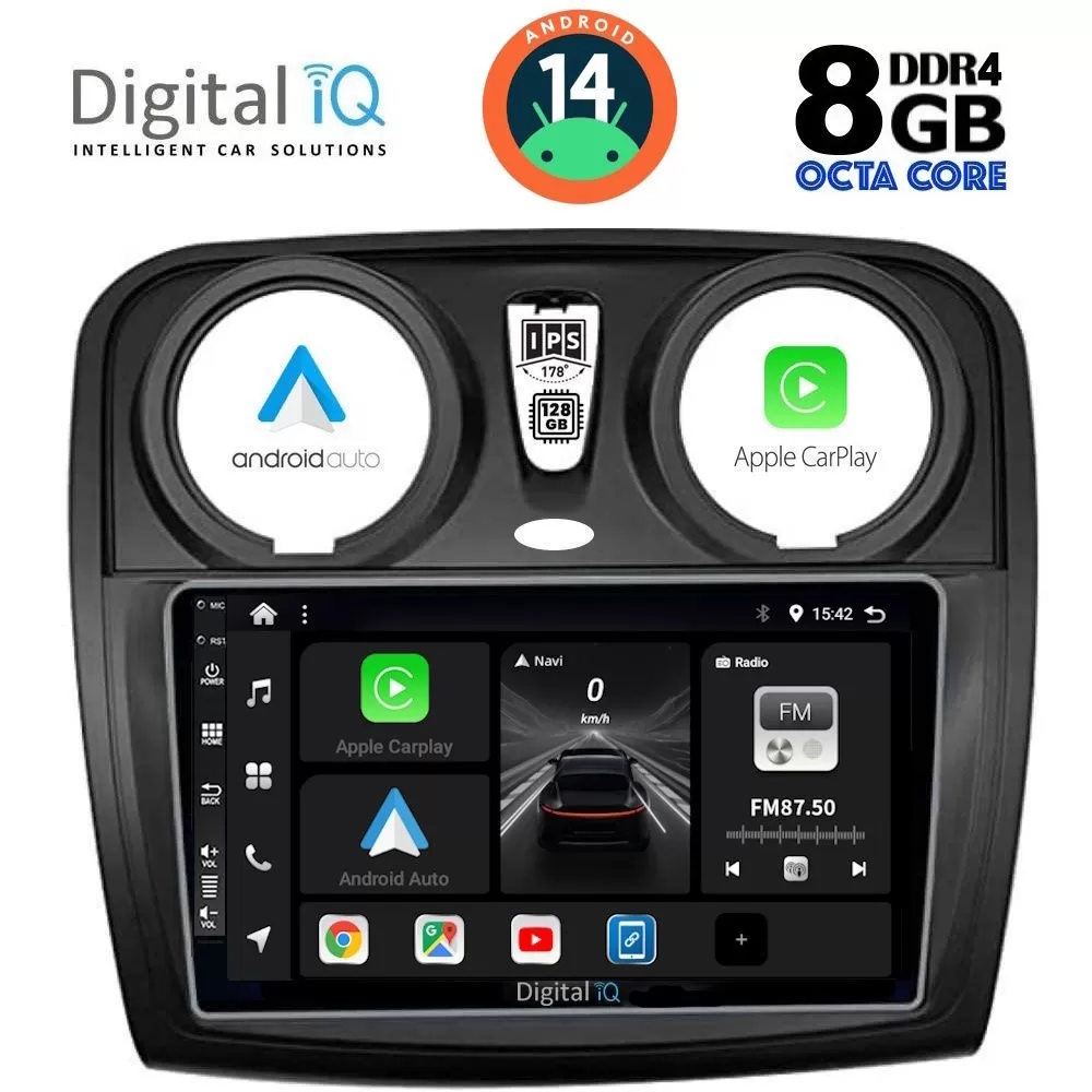 DIGITAL IQ BXF 7112_CPAA (9inc) MULTIMEDIA TABLET for DACIA DOKKER 2012+