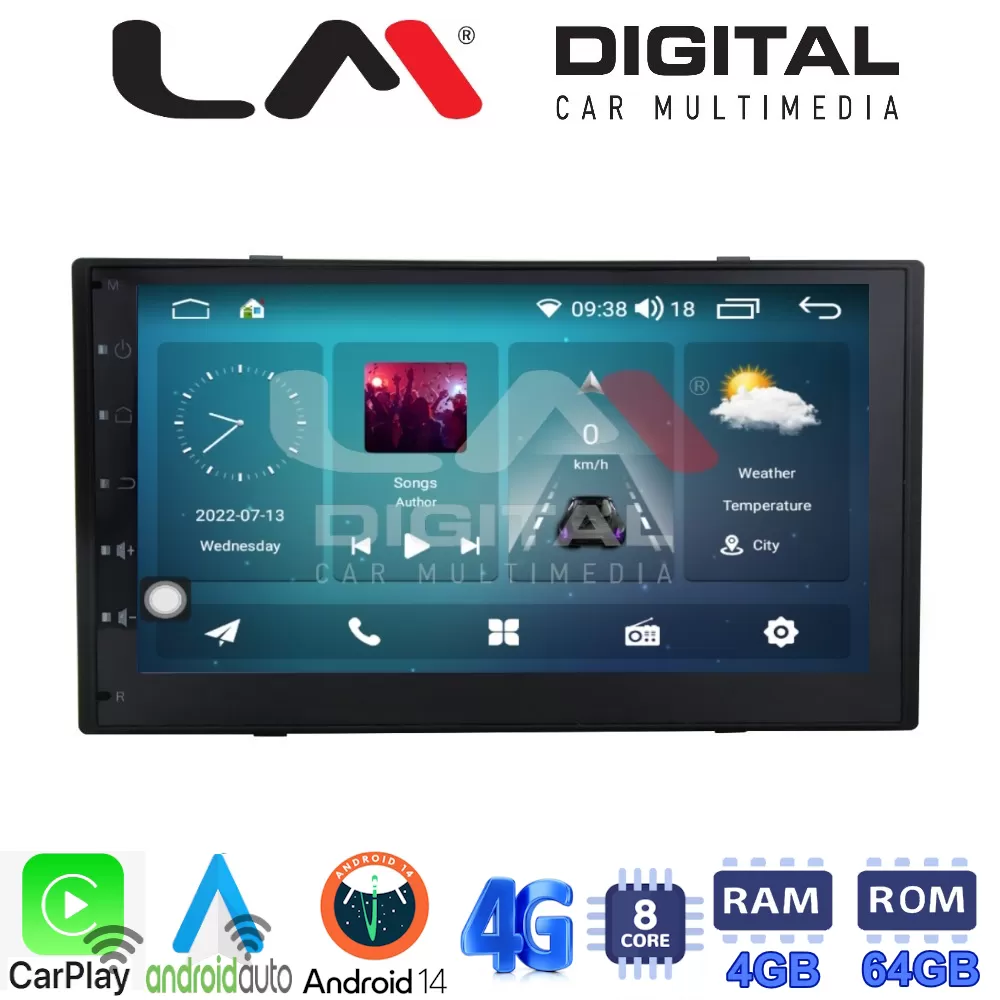 LM Digital - LM Q8011 GPS Οθόνη OEM Multimedia Αυτοκινήτου για Nissan 2006  2013 (CarPlay/AndroidAuto/BT/GPS/