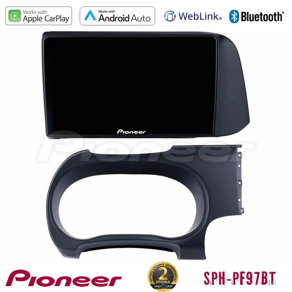 Pioneer SPH-PF97BT Series Hyundai i10 Multimedia Station 9" (Tablet Style) Με Carplay & Android Auto