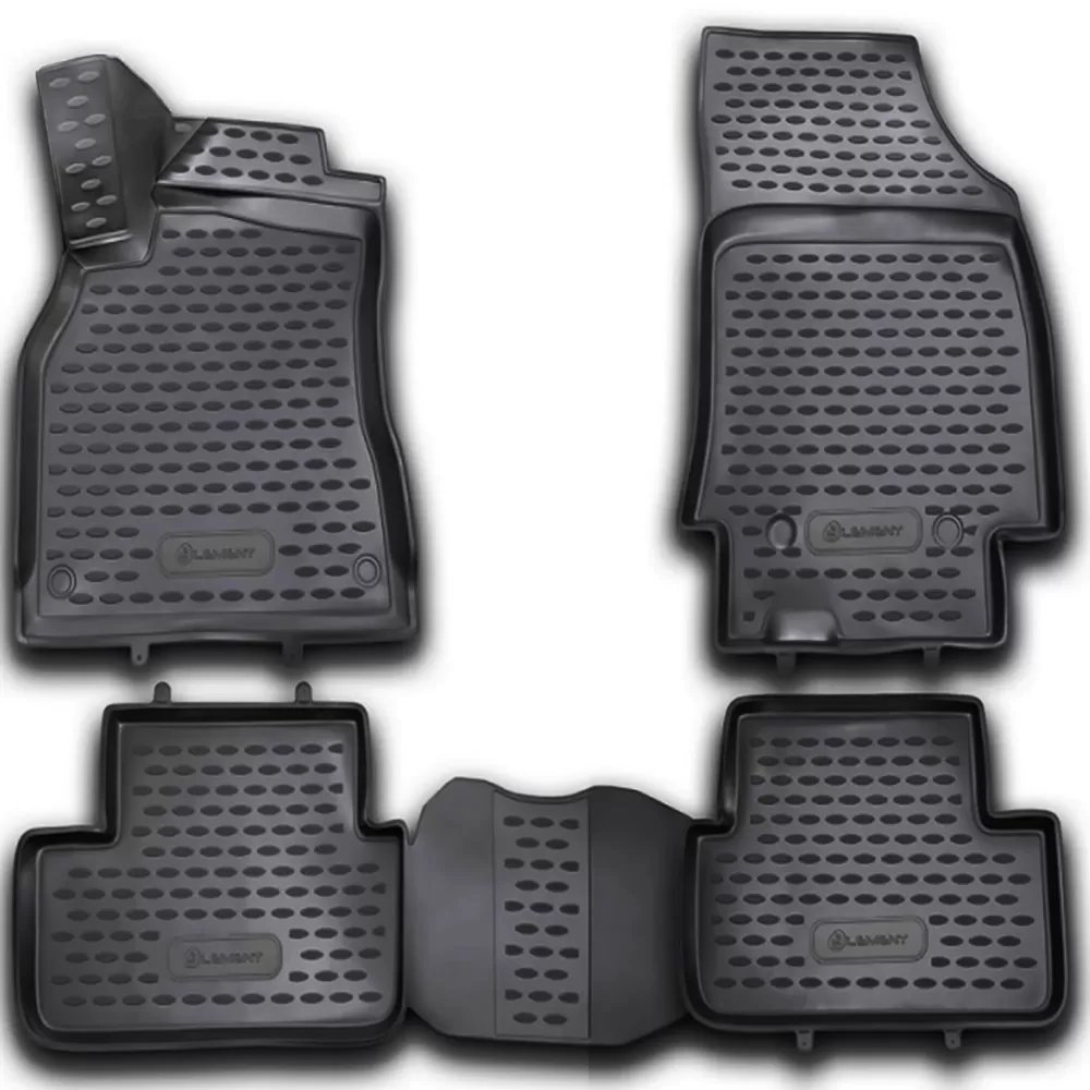 ΜΑΡΚΕ ΠΑΤΑΚΙΑ ΣΕ ΣΚΑΦΗ TPE ΛΑΣΤΙΧΟ ΓΙΑ RENAULT FLUENCE 2010+ ΣΕ ΑΝΘΡΑΚΙ ΣΚΟΥΡΟ ΓΚΡΙ ΧΡΩΜΑ NOVLINE - 4 ΤΕΜ.