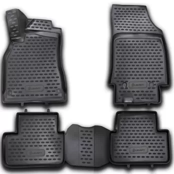 ΜΑΡΚΕ ΠΑΤΑΚΙΑ ΣΕ ΣΚΑΦΗ TPE ΛΑΣΤΙΧΟ ΓΙΑ RENAULT FLUENCE 2010+ ΣΕ ΑΝΘΡΑΚΙ ΣΚΟΥΡΟ ΓΚΡΙ ΧΡΩΜΑ NOVLINE - 4 ΤΕΜ.