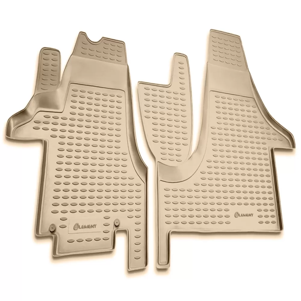 ΜΑΡΚΕ ΠΑΤΑΚΙΑ ΣΕ ΣΚΑΦΗ TPE ΛΑΣΤΙΧΟ ΓΙΑ VW TRANSPORTER 2004+ ΣΕ ΜΠΕΖ ΧΡΩΜΑ NOVLINE - 2 ΤΕΜ.