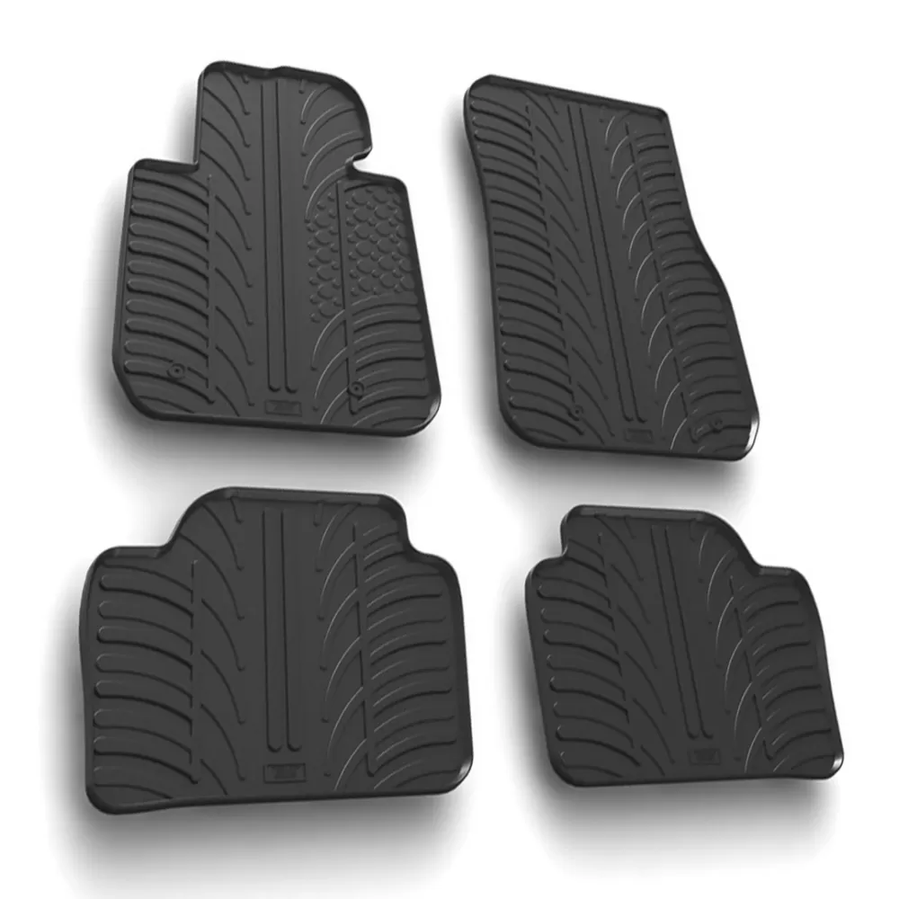 ΜΑΡΚΕ ΠΑΤΑΚΙΑ ΣΕ ΣΚΑΦΗ ΛΑΣΤΙΧΟ ΓΙΑ BMW ΣΕΙΡΑ 3 F30 / F31 4D / 5D 02/2012-11/2018 SUMISURA ΣΕ ΜΑΥΡΟ ΧΡΩΜΑ ME ΚΟΥΜΠΩΜΑΤΑ LAMPA - 4