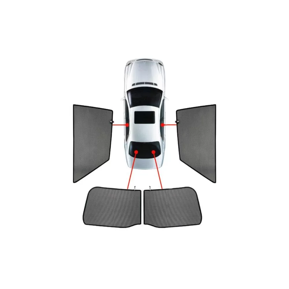 ΚΟΥΡΤΙΝΑΚΙΑ ΜΑΡΚΕ CAR SHADES ΓΙΑ FIAT 500X 5D 2014+ - 4 ΤΕΜ.