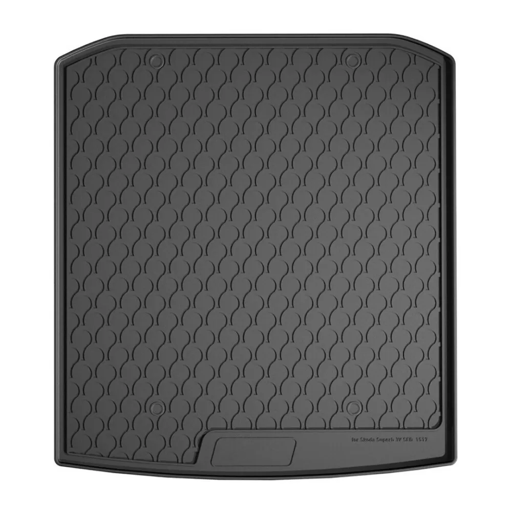 ΜΑΡΚΕ ΠΑΤΑΚΙ ΣΚΑΦΗ ΛΑΣΤΙΧΟ ΠΟΡΤ ΜΠΑΓΚΑΖ ΓΙΑ SKODA SUPERB 4D 07/2015+ (ΚΑΤΩ ΕΠΙΠΕΔΟ) SUMISURA TRUNK MAT ΑΠΟ ΑΟΣΜΟ, ΜΗ ΤΟΞΙΚΟ, ΟΙΚ