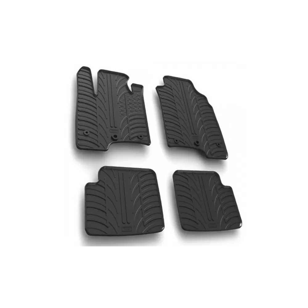 ΜΑΡΚΕ ΠΑΤΑΚΙΑ ΣΕ ΣΚΑΦΗ ΛΑΣΤΙΧΟ ΓΙΑ FIAT PANDA 02/2012-10/2020 / FIAT PANDA 11/2020+ SUMISURA ΣΕ ΜΑΥΡΟ ΧΡΩΜΑ ME ΚΟΥΜΠΩΜΑΤΑ LAMPA 