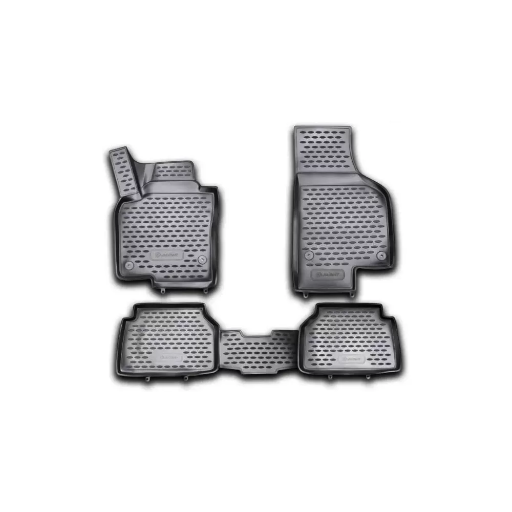 ΜΑΡΚΕ ΠΑΤΑΚΙΑ ΣΕ ΣΚΑΦΗ TPE ΛΑΣΤΙΧΟ ΓΙΑ VW TIGUAN 12/2007-2016 ΣΕ ΜΑΥΡΟ ΧΡΩΜΑ NOVLINE - 4 ΤΕΜ.