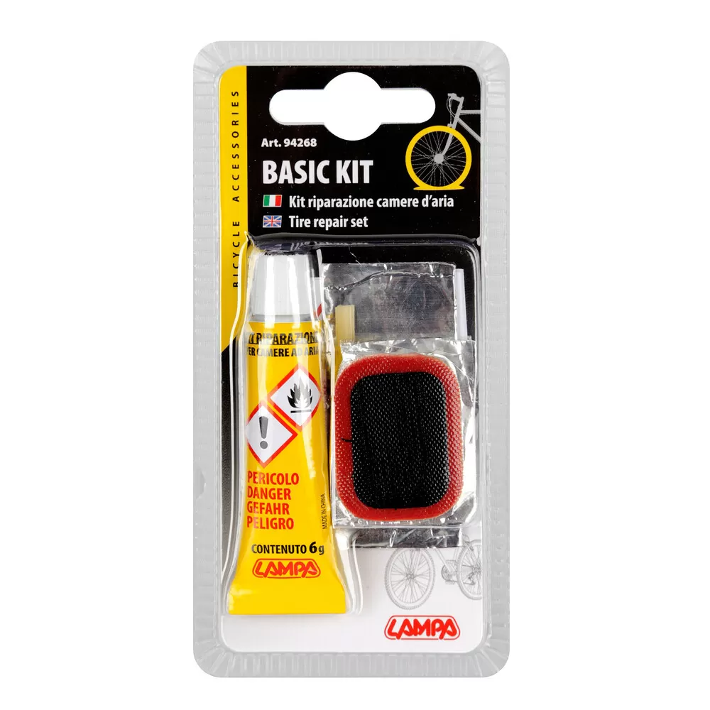 ΚΙΤ ΕΠΙΣΚΕΥΗΣ ΕΛΑΣΤΙΚΟΥ ΠΟΔΗΛΑΤΟΥ ΜΕ ΚΟΡΔΟΝΙΑ ΚΑΙ ΜΠΑΛΩΜΑΤΑ LAMPA - 6 TEM.