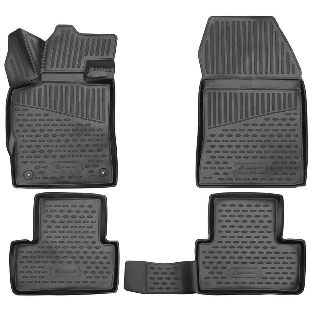 ΜΑΡΚΕ ΠΑΤΑΚΙΑ ΣΕ ΣΚΑΦΗ TPE ΛΑΣΤΙΧΟ ΓΙΑ HYUNDAI KONA 1.0 T-GDi 7DCT 2023+ ΣΕ ΜΑΥΡΟ ΧΡΩΜΑ NOVLINE - 4 ΤΕΜ.