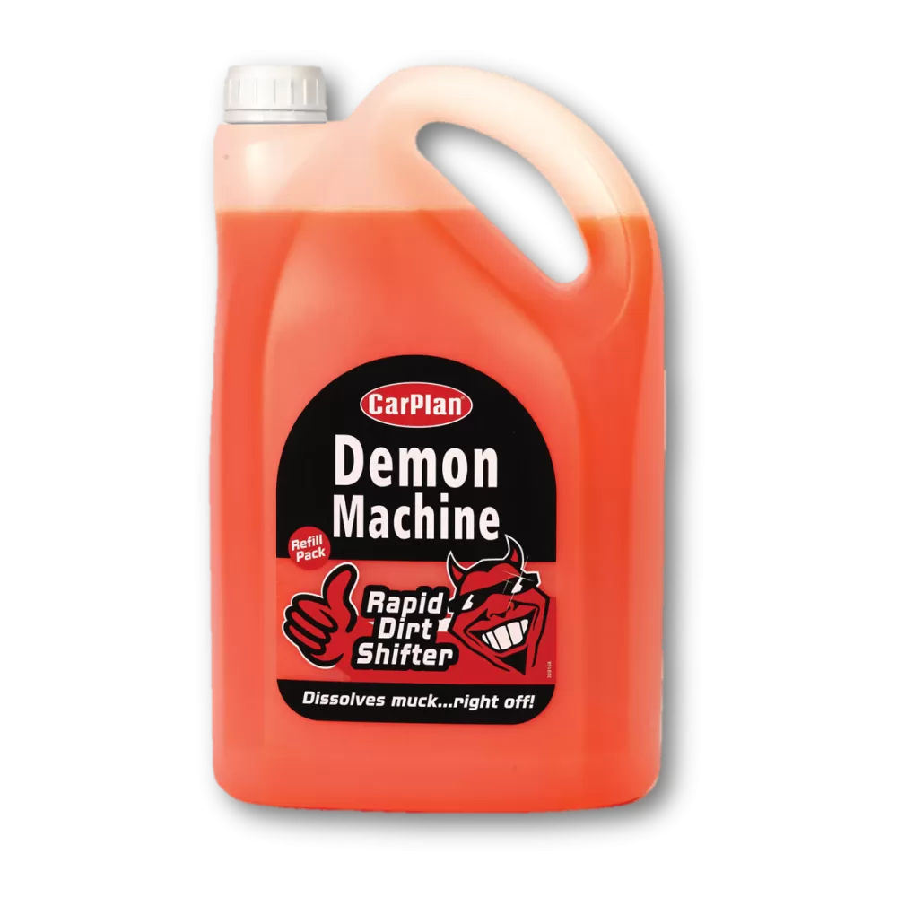 ΥΓΡΟ ΓΕΝΙΚΟΥ ΚΑΘΑΡΙΣΜΟΥ (ΜΕΤΑΛΛΟ/ΠΛΑΣΤΙΚΟ/ΓΥΑΛΙ/ΧΡΩΜΙΟ) CARPLAN DEMON MACHINE 5LT