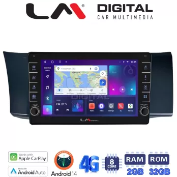 LM Digital - LM ZG8991 GPS Οθόνη OEM Multimedia Αυτοκινήτου για Subaru BRZ & Toyota GT86 2013  (CarPlay/Andro