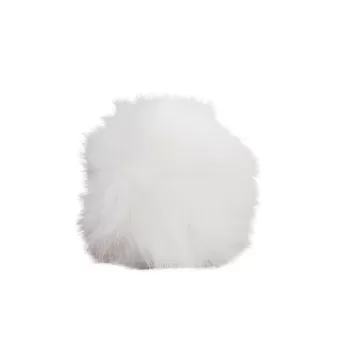 ΚΑΛΥΜΜΑ ΓΙΑ ΠΟΜΟΛΟ ΤΑΧΥΤΗΤΩΝ FLUFFY FUR COVER ΛΕΥΚΟ ΓΟΥΝΙΝΟ ΧΝΟΥΔΩΤΟ SIMONI RACING - 1 TEM.