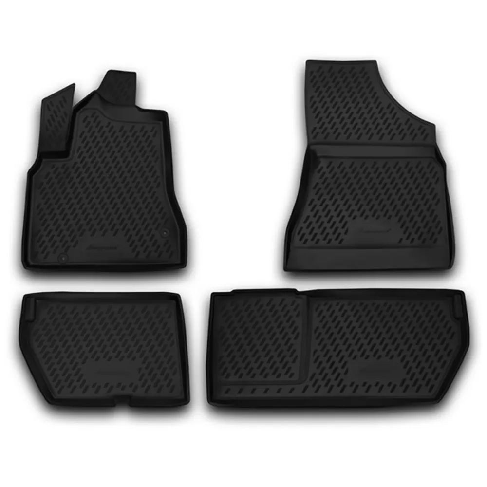 ΜΑΡΚΕ ΠΑΤΑΚΙΑ ΣΕ ΣΚΑΦΗ TPE ΛΑΣΤΙΧΟ ΓΙΑ PEUGEOT PARTNER TEPEE 05/2008-2018 ΣΕ ΜΑΥΡΟ ΧΡΩΜΑ NOVLINE - 4 ΤΕΜ.