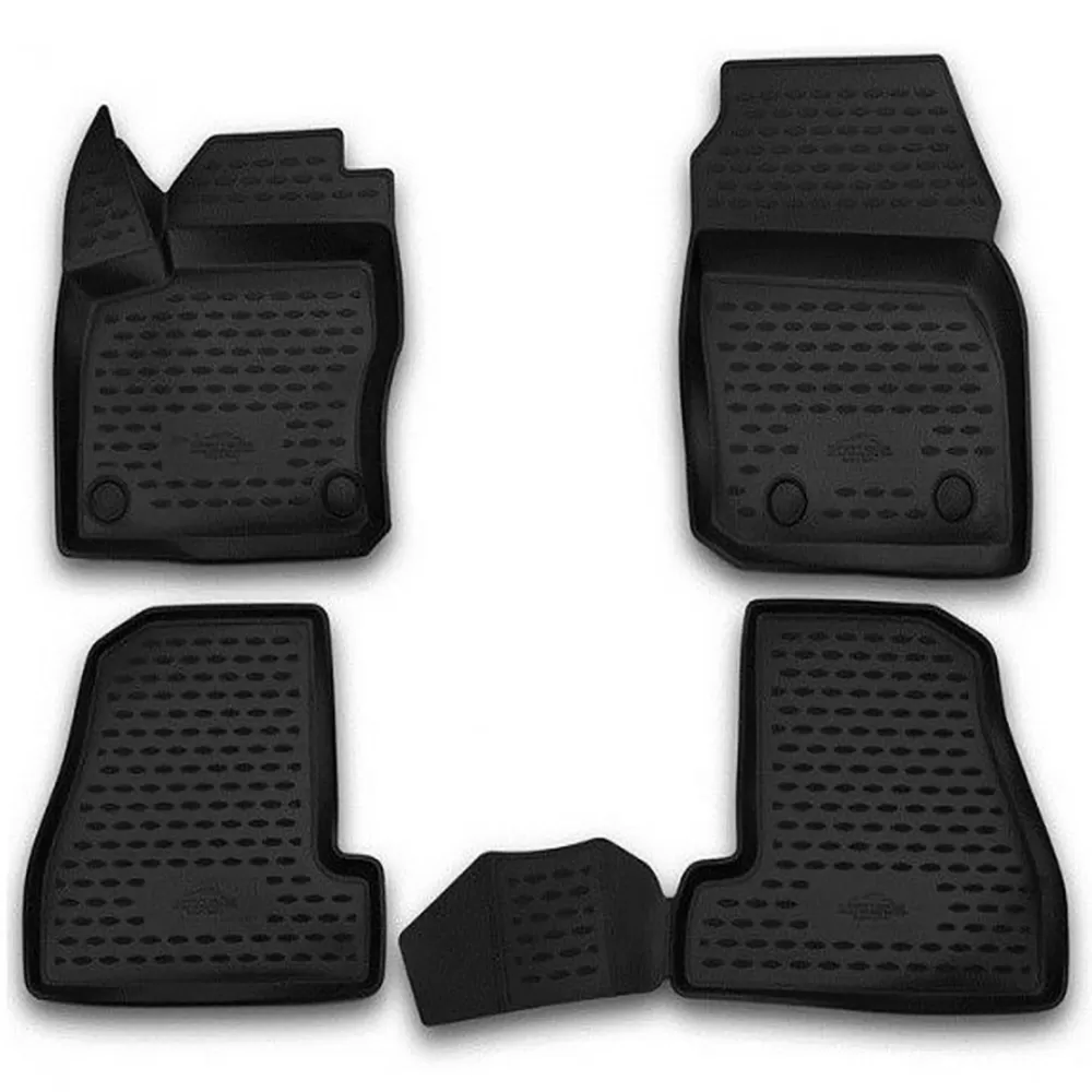 ΜΑΡΚΕ ΠΑΤΑΚΙΑ ΣΕ ΣΚΑΦΗ TPE ΛΑΣΤΙΧΟ ΓΙΑ FORD FOCUS III 2011-2019 ΣΕ ΜΑΥΡΟ ΧΡΩΜΑ NOVLINE - 4 ΤΕΜ.