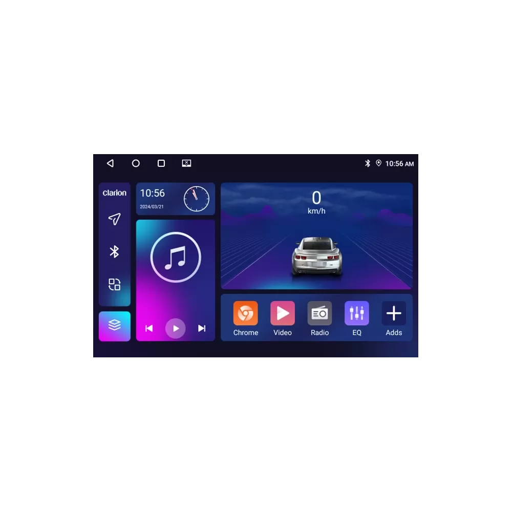 CLARION GL32625 Οθόνη OEM Multimedia Αυτοκινήτου για KIA RIO & STONIC 2017 (CarPlay/AndroidAuto/BT/GPS/WIFI/G