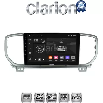 CLARION GL32938 Οθόνη OEM Multimedia Αυτοκινήτου για KIA SPORTAGE 2019 (CarPlay/AndroidAuto/BT/GPS/WIFI/GPRS)