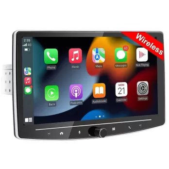 Bizzar 1DIN Android14 2+32GB Navigation Multimedia Tablet 10" Με Carplay & Android Auto