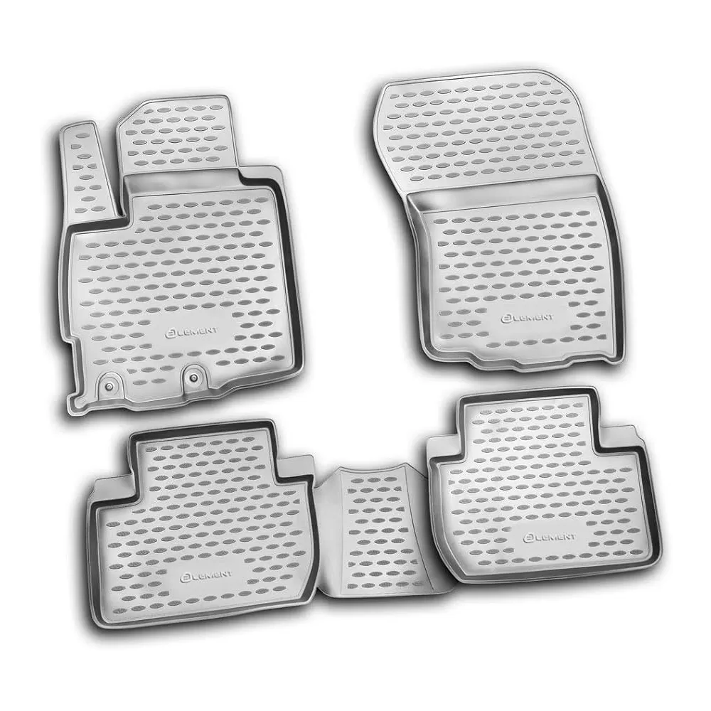 ΜΑΡΚΕ ΠΑΤΑΚΙΑ ΣΕ ΣΚΑΦΗ TPE ΛΑΣΤΙΧΟ ΓΙΑ MITSUBISHI OUTLANDER XL 2010+ ΣΕ ΑΝΘΡΑΚΙ/ΣΚΟΥΡΟ ΓΚΡΙ ΧΡΩΜΑ - 4 Τεμ.