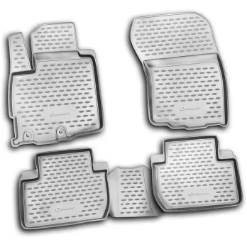 ΜΑΡΚΕ ΠΑΤΑΚΙΑ ΣΕ ΣΚΑΦΗ TPE ΛΑΣΤΙΧΟ ΓΙΑ MITSUBISHI OUTLANDER XL 2010+ ΣΕ ΑΝΘΡΑΚΙ/ΣΚΟΥΡΟ ΓΚΡΙ ΧΡΩΜΑ - 4 Τεμ.