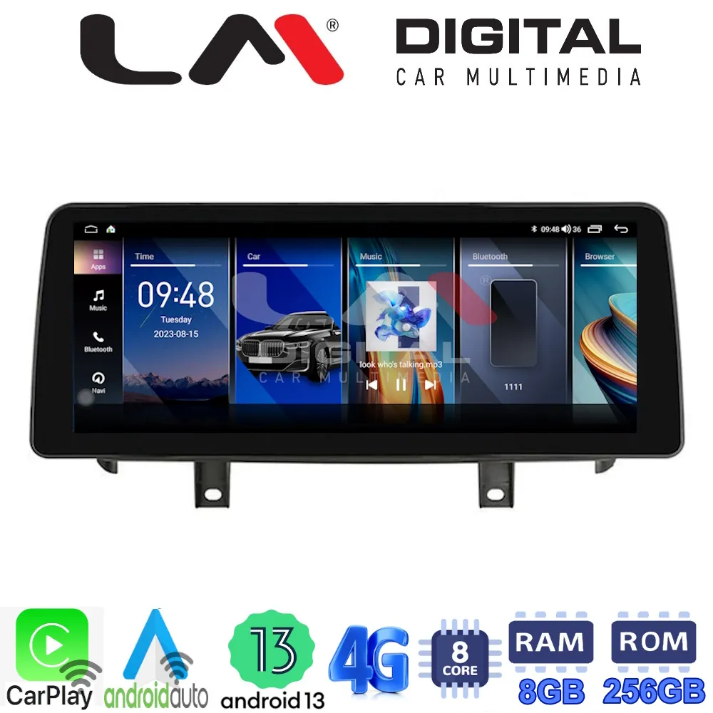 LM Digital - LM GH8 497 EVO Οθόνη OEM Multimedia Αυτοκινήτου για BMW X5 (F15) 2017  2018BMW X6 (F16) 2017  20