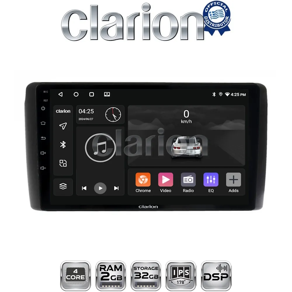 CLARION GL31070 Οθόνη OEM Multimedia Αυτοκινήτου για Nissan Leaf 2009  2017 (CarPlay/AndroidAuto/BT/GPS/WIFI/