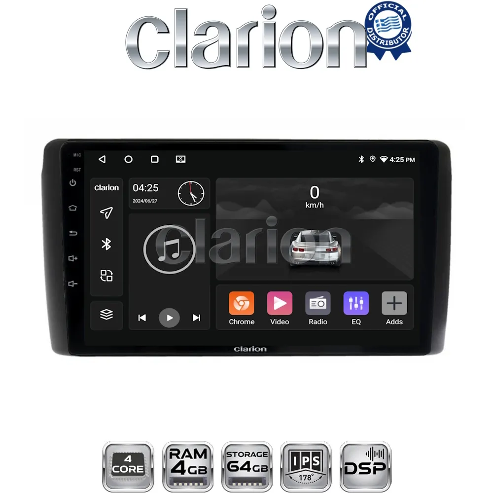 CLARION GL32070 Οθόνη OEM Multimedia Αυτοκινήτου για Nissan Leaf 2009  2017 (CarPlay/AndroidAuto/BT/GPS/WIFI/