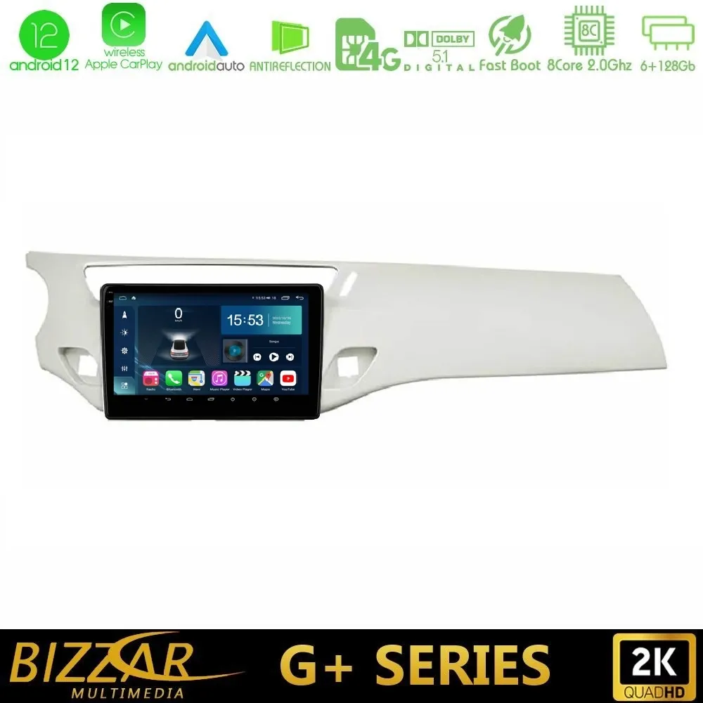 Bizzar G+ Series Citroen C3 2009-2016 8core Android12 6+128GB Navigation Multimedia Tablet 9"