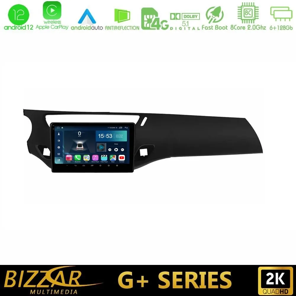 Bizzar G+ Series Citroen C3 2009-2016 8core Android12 6+128GB Navigation Multimedia Tablet 9"