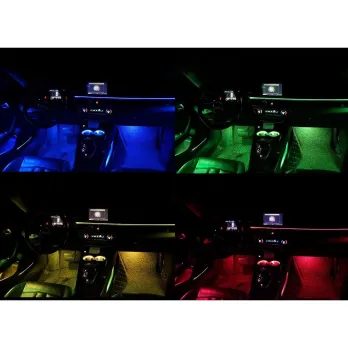 DIQ AMBIENT AUDI A4L LASER (8W) mod. 2017-2021 (Digital iQ Ambient Light for Audi A4L mod. 2017-2021, 26 Lights)