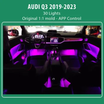 DIQ AMBIENT AUDI Q3 (F3) TRIM mod.2019 (Digital iQ Ambient Light Audi Q3 mod. 2019, 30 Lights)