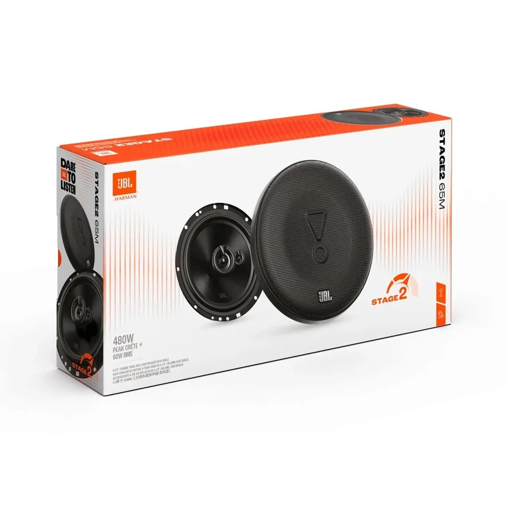 JBL STAGE2 65M (6.5″- 3WAY - 480W)