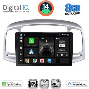 DIGITAL IQ BXK 20249_CPAA (9inc) MULTIMEDIA TABLET for HYUNDAI ACCENT mod. 2005-2012