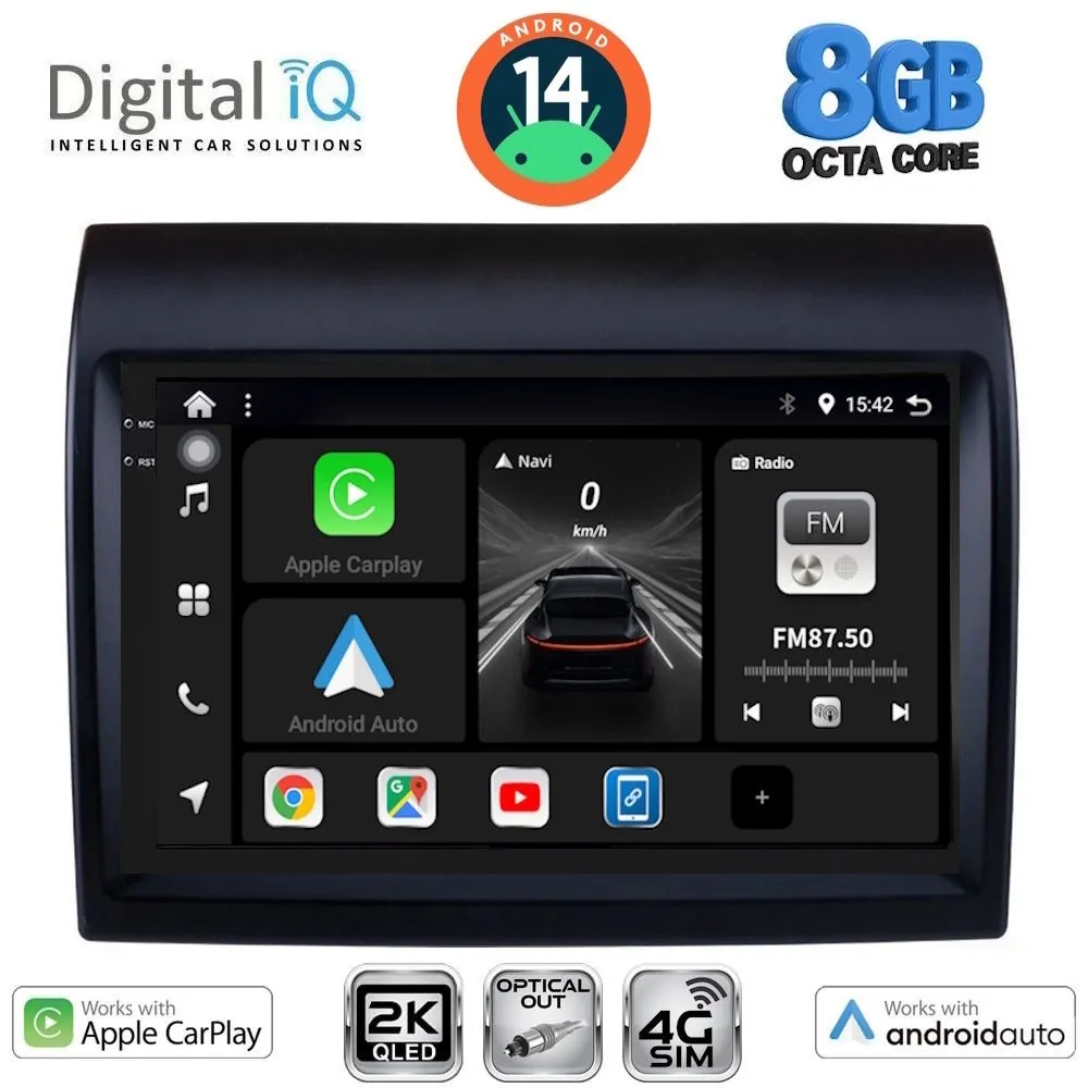 DIGITAL IQ BXK 20141_CPAA (9inc) MULTIMEDIA TABLET for FIAT DUCATO – CITROEN JUMPER – PEUGEOT BOXER mod. 2011-2021