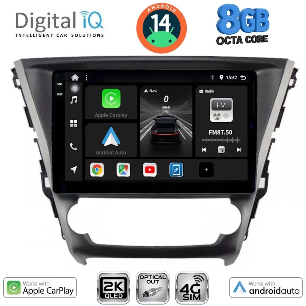 DIGITAL IQ BXK 20706_CPAA (10inc) MULTIMEDIA TABLET for TOYOTA AVENSIS mod. 2016+