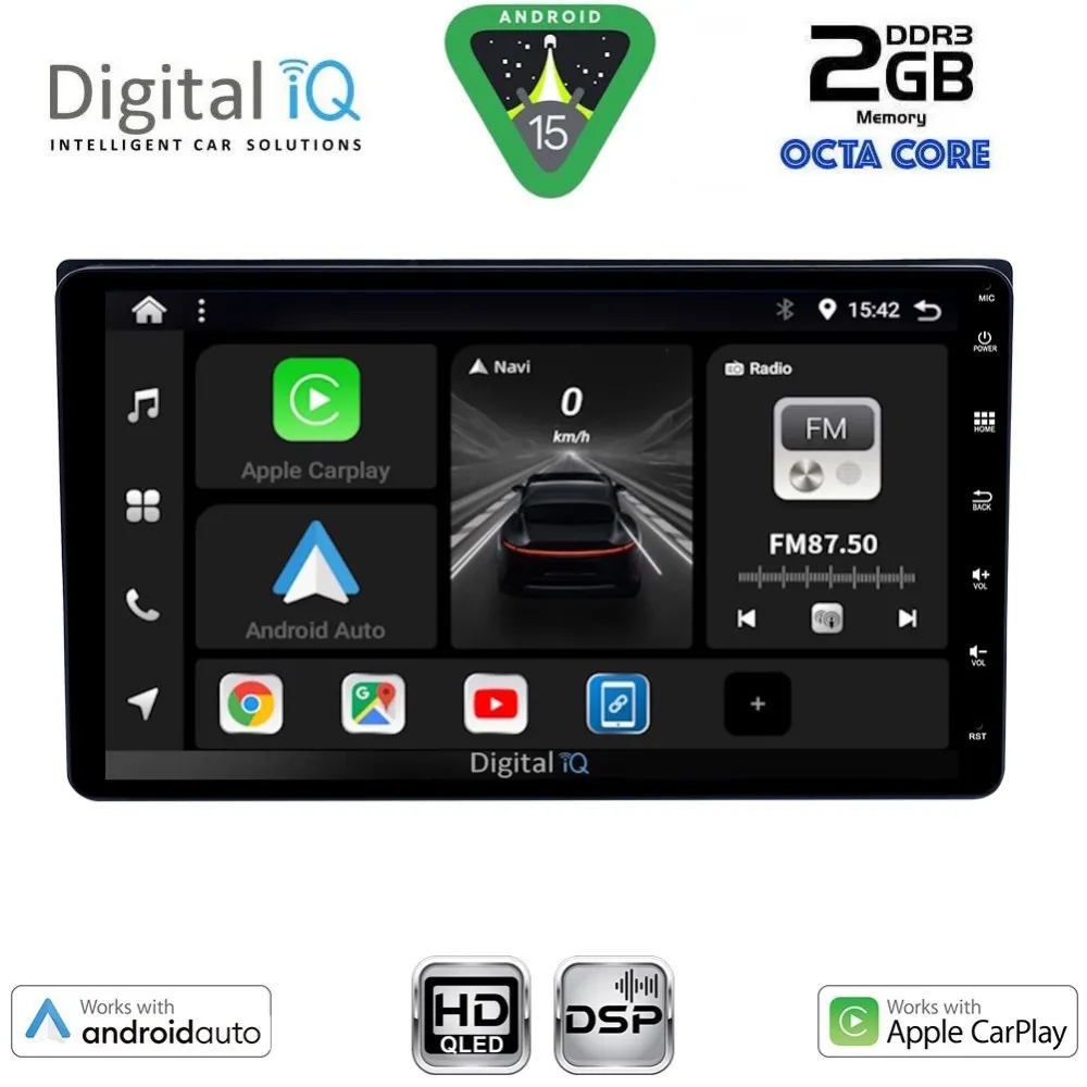 DIGITAL IQ BXF 563_CPAA (9'' DECK) MULTIMEDIA SYSTEM for TOYOTA ALL mod. 2019 (230mm)