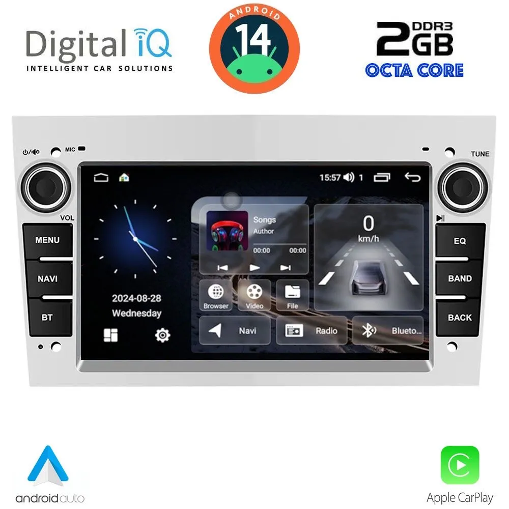 DIGITAL IQ BLF 319SL_CPA (7" DECK) MULTIMEDIA SYSTEM for OPEL ALL mod. 2004-2014 (SILVER)