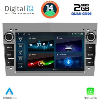 DIGITAL IQ BLD 219GR_CPA (7" DECK) MULTIMEDIA SYSTEM for OPEL ALL mod. 2003-2014 (GREY)