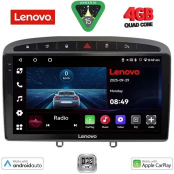 LENOVO LVE 8513GR_CPAA (9inc) MULTIMEDIA TABLET for PEUGEOT 308 mod.2007-2012 - RCZ mod.2009-2015 (GREY)