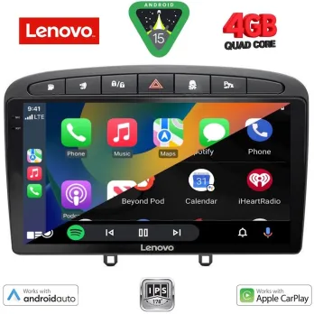 LENOVO LVE 8513BL_CPAA (9inc) MULTIMEDIA TABLET for PEUGEOT 308 mod.2007-2012 - RCZ mod.2009-2015 (BLACK)