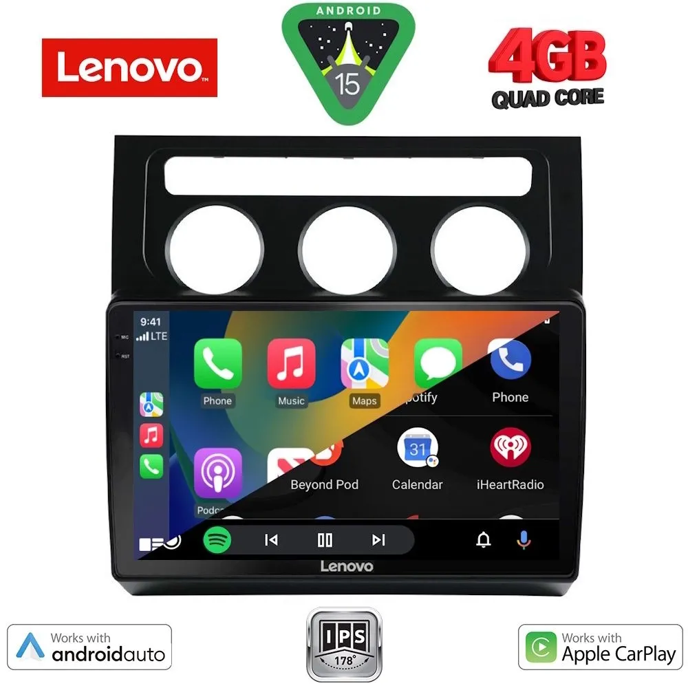 LENOVO LVE 8767_CPAA CLIMA (10inc) MULTIMEDIA TABLET for VW TOURAN mod. 2003-2010