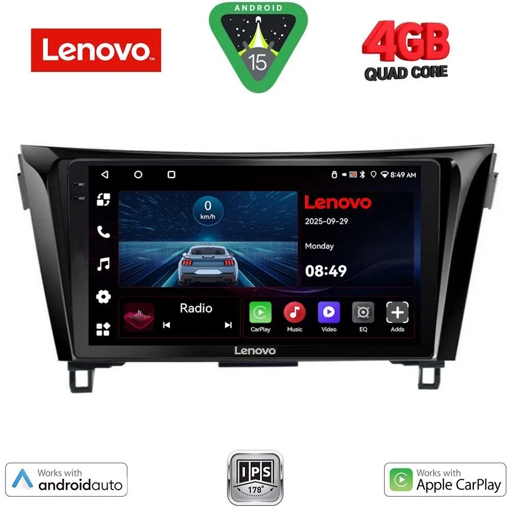 LENOVO LVE 8468_CPAA (10inc) MULTIMEDIA TABLET for NISSAN QASHQAI - XTRAIL mod. 2014-2021