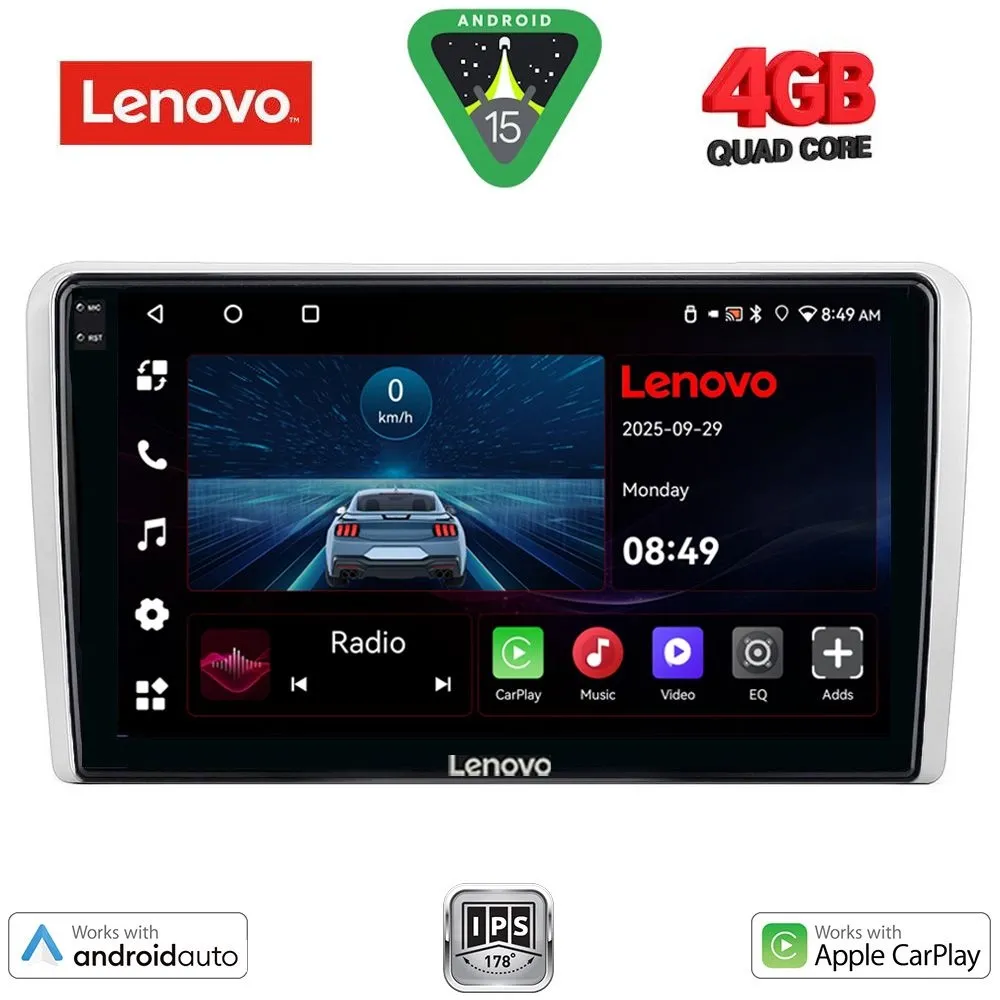 LENOVO LVE 8481SL_CPAA (9inc) MULTIMEDIA TABLET for OPEL ALL mod. 2004-2014 (SILVER)