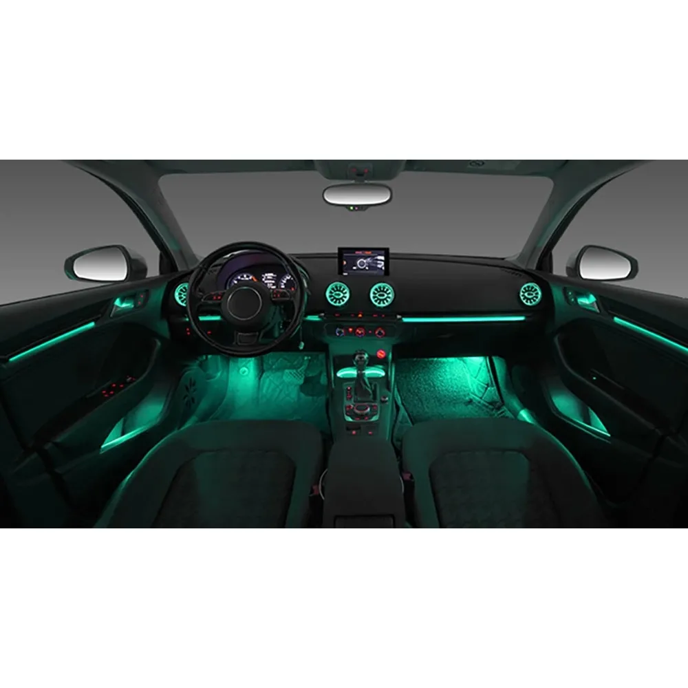 DIQ AMBIENT AUDI A3 (8V) (Digital iQ Ambient Light Audi A3 mod. 2013-2018, 25 Lights with Airvent)