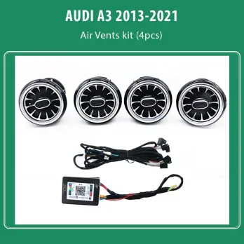 DIQ AIRVENT AUDI A3 (8V-3) mod. 2013-2021 (Digital iQ Turbine Air Vent Ambient Light Kit for AUDI A3 8V mod. 2013-2021)