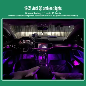 DIQ AMBIENT AUDI Q3 FULL (F3) mod.2019 (Digital iQ Ambient Light for Audi Q3 mod. 2019 with 27 Lights)