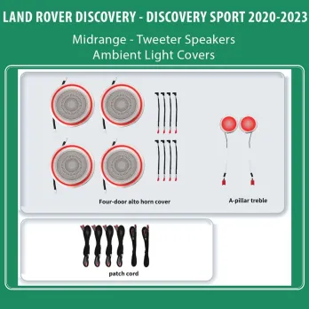 DIQ AMBIENT LR DISCOVERY L462 MIDR mod. 2020 (Digital iQ Ambient Midrange for LAND ROVER DISCOVERY mod. 2016 for Speaker Covers)