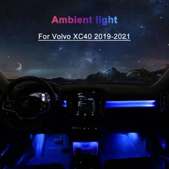 DIQ AMBIENT VOLVO XC40 AL (EX40) mod. 2018 (Digital iQ Ambient Light for VOLVO XC40 mod. 2018 with 11 Lights & with Original Amb